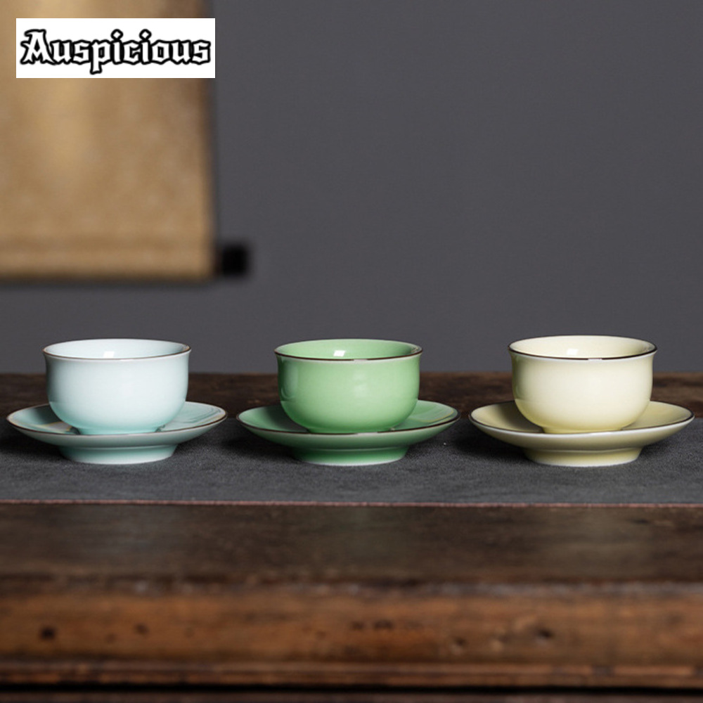 Celadon Ceramic Cup - 70ml Longquan Celadon Tee tasse elegante