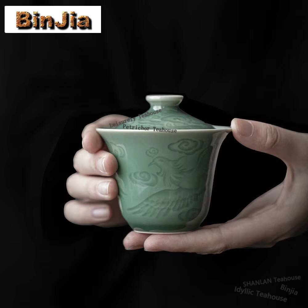 100ml antike Celadon Hand grei – Celadon Ceramic Cup Bewertung und Preis