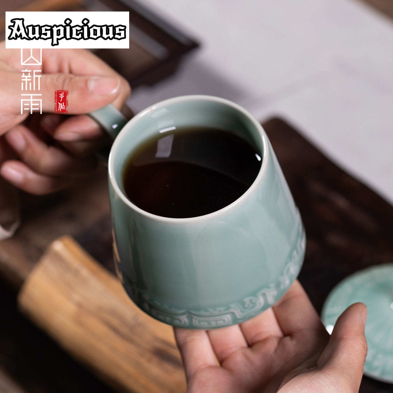 395 ml Longquan Seladon Bronze – Celadon Ceramic Cup Bewertung und Preis
